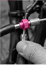 Vérification d'un frein de vélo